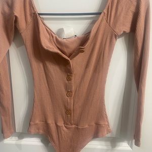 Fashion Nova Pink Bodysuit